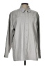 Lizsport 100% Polyester Solid Gray Long Sleeve Blouse Size L - photo 1