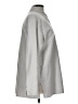 Lizsport 100% Polyester Solid Gray Long Sleeve Blouse Size L - photo 4