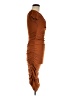 Unbranded Solid Brown Cocktail Dress Size M - photo 4