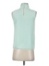 Halogen 100% Polyester Green Sleeveless Blouse Size XXS - photo 2