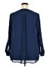 ModCloth 100% Polyester Blue 3/4 Sleeve Blouse Size 2X - photo 2