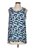 Crane Teal Sleeveless Top Size L - photo 1