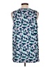 Crane Teal Sleeveless Top Size L - photo 2