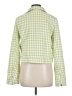 CEFIAN 100% Polyester Houndstooth Green Jacket Size M - photo 2