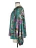 Current Air 100% Polyester Teal Long Sleeve Blouse Size M - photo 5