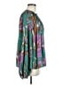 Current Air 100% Polyester Teal Long Sleeve Blouse Size M - photo 4
