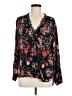Democracy 100% Rayon Black Long Sleeve Blouse Size M - photo 1
