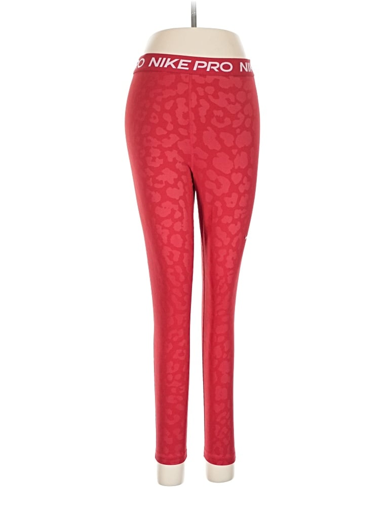 Pre-owned Nike Casual Pants In Red