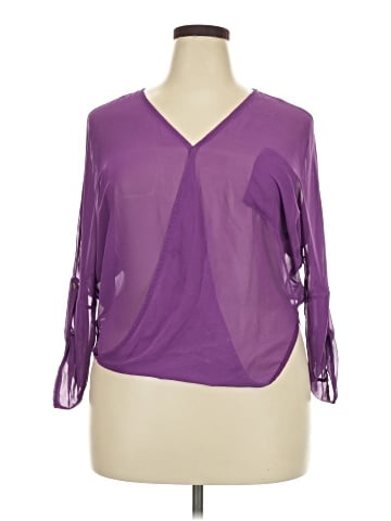 Honey Punch 3/4 Sleeve Blouse (view 1)