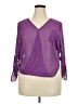 Honey Punch Purple 3/4 Sleeve Blouse Size 2X (estimated) - photo 1