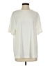 Shein Solid Ivory Short Sleeve T-Shirt Size 2 - photo 1