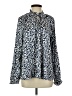 Sofia by Sofia Vergara Floral Blue Long Sleeve Blouse Size S - photo 1