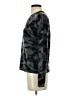 Aqua 100% Cashmere Camo Black Gray Cashmere Pullover Sweater Size XS - photo 5