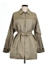 ExOfficio 100% Polyester Green Tan Trenchcoat Size L - photo 1