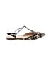 J.Crew Animal Print Ivory Flats Size 7 - photo 1