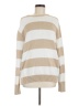 Brandy Melville 100% Cotton Stripes Tan Pullover Sweater Size M - photo 1