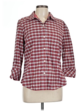 Talbots 3/4 Sleeve Button-Down Shirt (view 1)