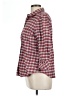 Talbots Plaid Red 3/4 Sleeve Button-Down Shirt Size L - photo 5