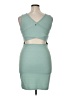 Roxy Solid Teal Cocktail Dress Size XL - photo 2
