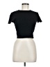 Tinsel Black Short Sleeve Turtleneck Size M - photo 1