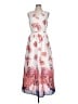 Talbots 100% Cotton Print White Cocktail Dress Size 12 - photo 1