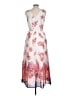 Talbots 100% Cotton Print White Cocktail Dress Size 12 - photo 2