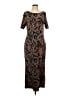 Peruvian Connection Paisley Brown Casual Dress Size L - photo 1