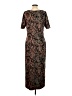 Peruvian Connection Paisley Brown Casual Dress Size L - photo 2