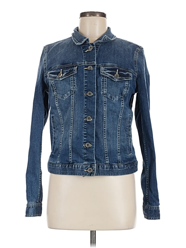 Pre-owned Vince Camuto Denim Jacket In Blue
