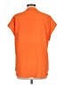Cynthia Steffe 100% Polyester Orange Short Sleeve Blouse Size L - photo 2