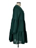 Unbranded Solid Green Casual Dress Size L - photo 4