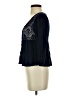 Must Have Blue 3/4 Sleeve Blouse Size S - photo 5