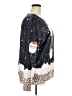 Unbranded Print Silver Pullover Sweater Size XXL - photo 4