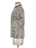 Bogner Animal Print Silver Short Sleeve Top Size M - photo 5