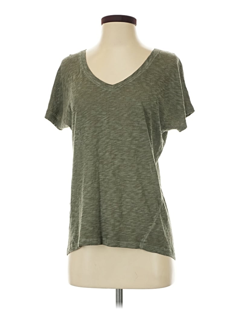 Pre-owned Athleta Short Sleeve T-shirt In Green