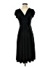 Evan Picone Solid Black Cocktail Dress Size 4 - photo 1
