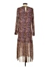 Scoop Animal Print Brown Casual Dress Size 4 - photo 2