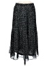 WD.NY 100% Polyester Polka Dots Black Casual Skirt Size M - photo 1