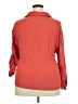 City Chic Orange 3/4 Sleeve Button-Down Shirt Size 18 Plus (M) - photo 2