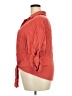 City Chic Orange 3/4 Sleeve Button-Down Shirt Size 18 Plus (M) - photo 5
