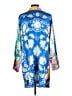 Shein 100% Polyester Blue Kimono Size 12 - photo 2