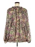H&M Animal Print Pink Long Sleeve Blouse Size XXL - photo 2