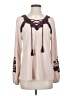 Style&Co Ivory Long Sleeve Blouse Size S - photo 1