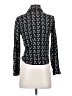 Love Notes 100% Rayon Print Black Long Sleeve Blouse Size S - photo 2