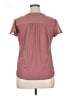 Perseption Concept Pink Short Sleeve Blouse Size XL - photo 2