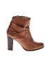 Massimo Dutti 100% Leather Brown Ankle Boots Size EU 38 - photo 1