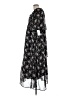 Worth 100% Polyester Floral Black Casual Dress Size M - photo 5