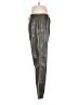 BCBGeneration 100% Polyurethane Silver Casual Pants Size M - photo 4