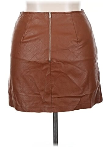 Love By Design Faux Leather Skirt (view 2)