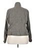 Maurices Solid Gray Jacket Size 20 (2) - photo 2